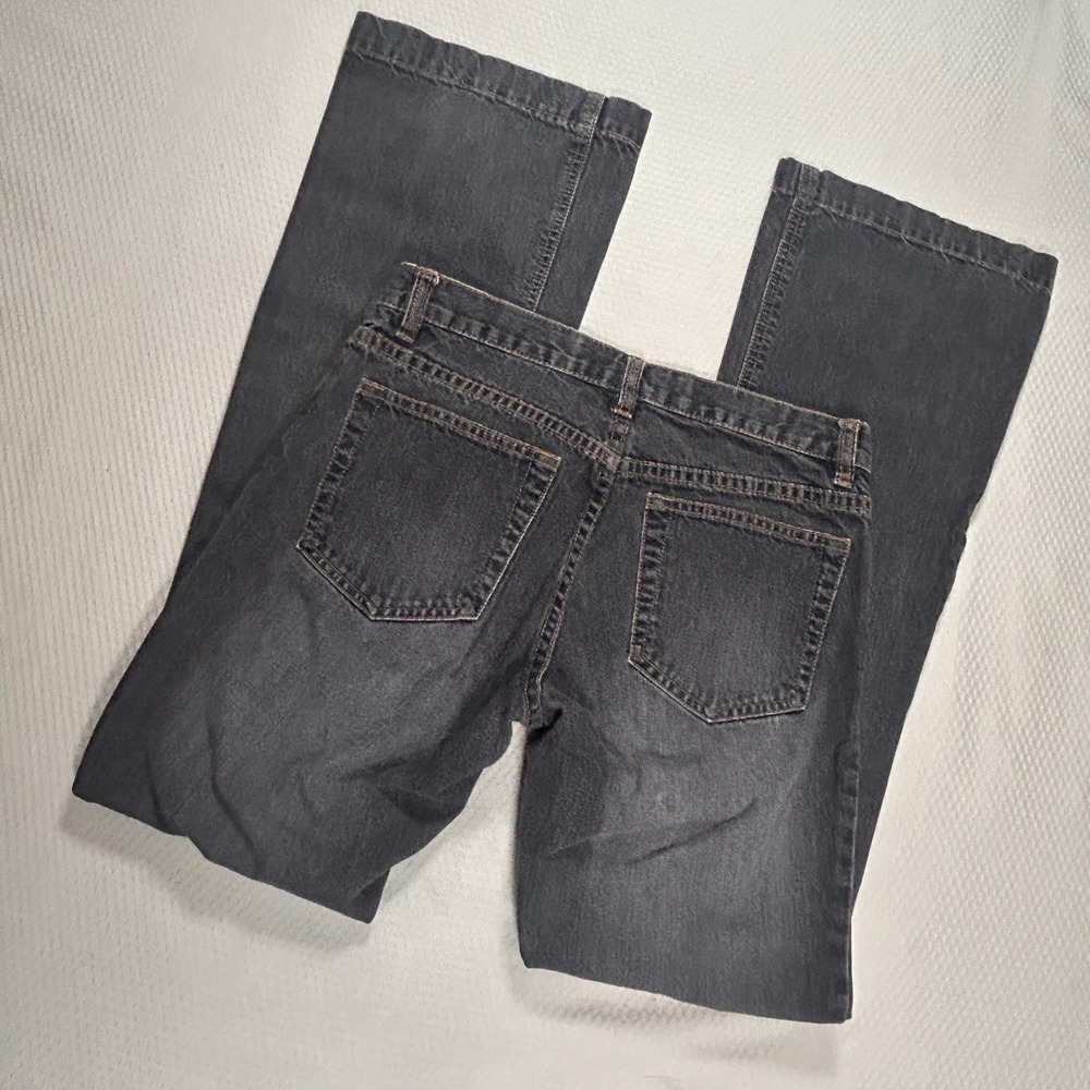 Gap Long and Lean Faded Black Flare Leg Jeans Womens 4 100% Cotton Y2K 122874